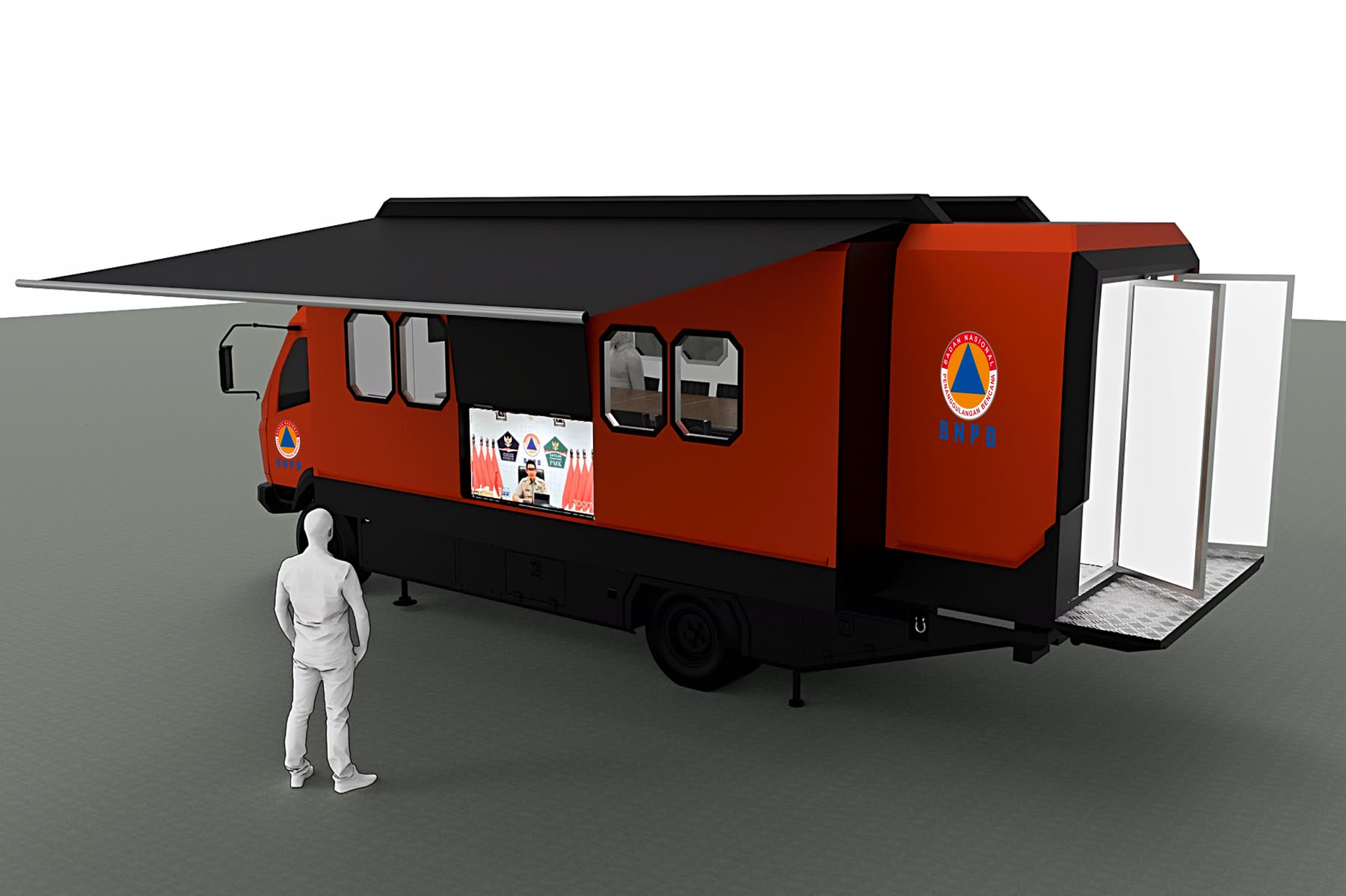 Kendaraan command center mobile BNPB