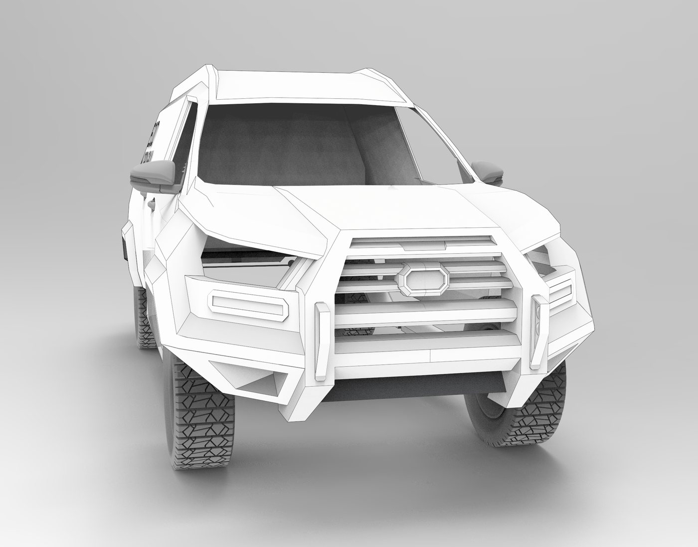 Model 3D EOD Kopaska — tampak depan