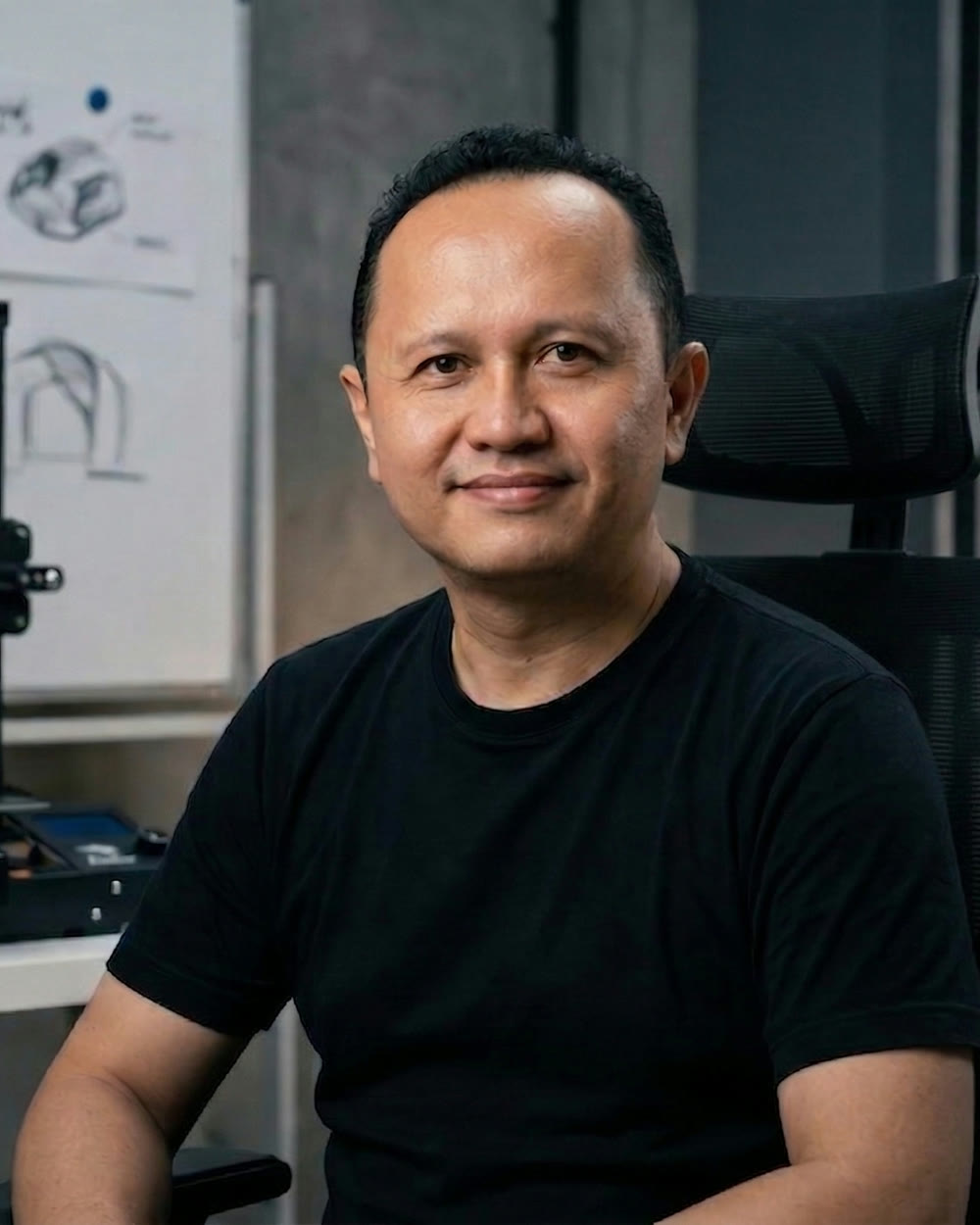 Pepi Saepudin di studio pakpepibikin